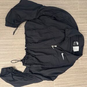 Cropped Nike fleece zip up jacket